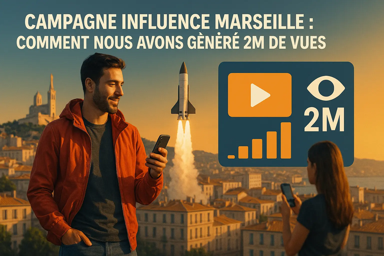 Campagne dinfluence a Marseille 2 millions de vues - South Management