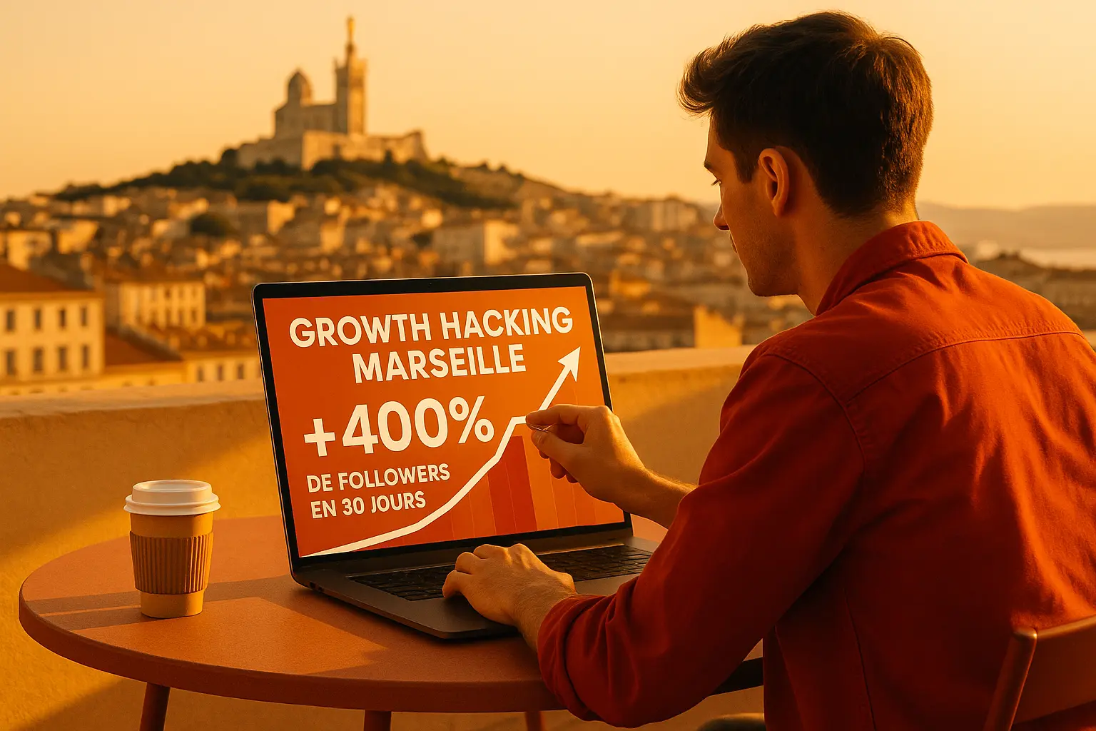 Growth hacking Marseille 400 pourcent de followers - South Management