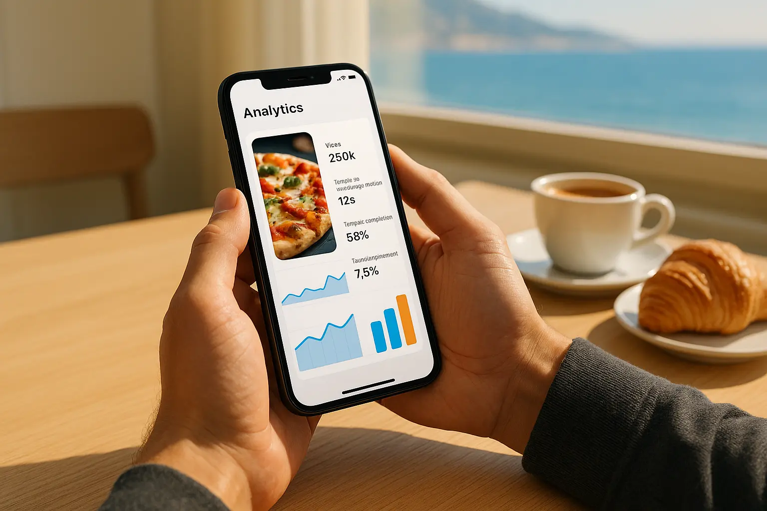 Analyse TikTok food vues temps de visionnage engagement - South Management