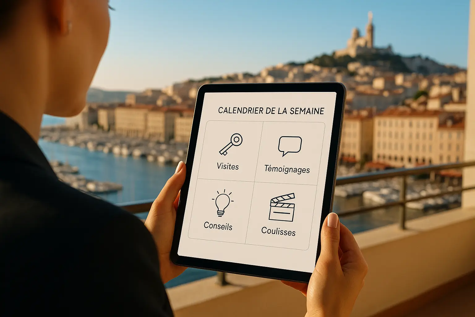Calendrier video immobilier a Marseille - South Management agence