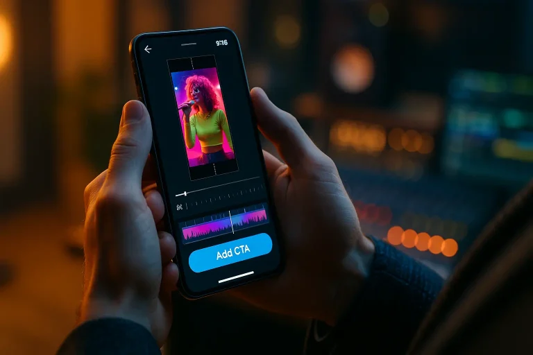 Edition clip pour Meta Ads sur smartphone - South Management Marseille