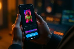 Edition clip pour Meta Ads sur smartphone - South Management Marseille