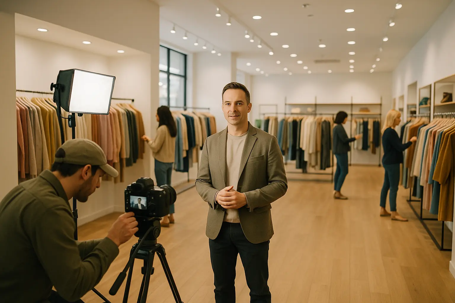 Studio mobile tournage pro sans perturber la boutique - South Management
