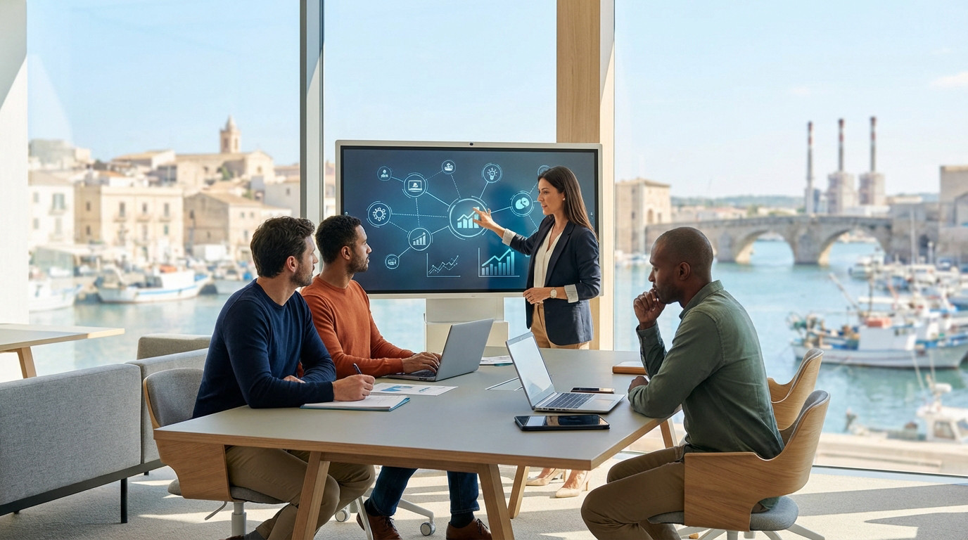 Collaboration digitale a Martigues - South Management agence communication