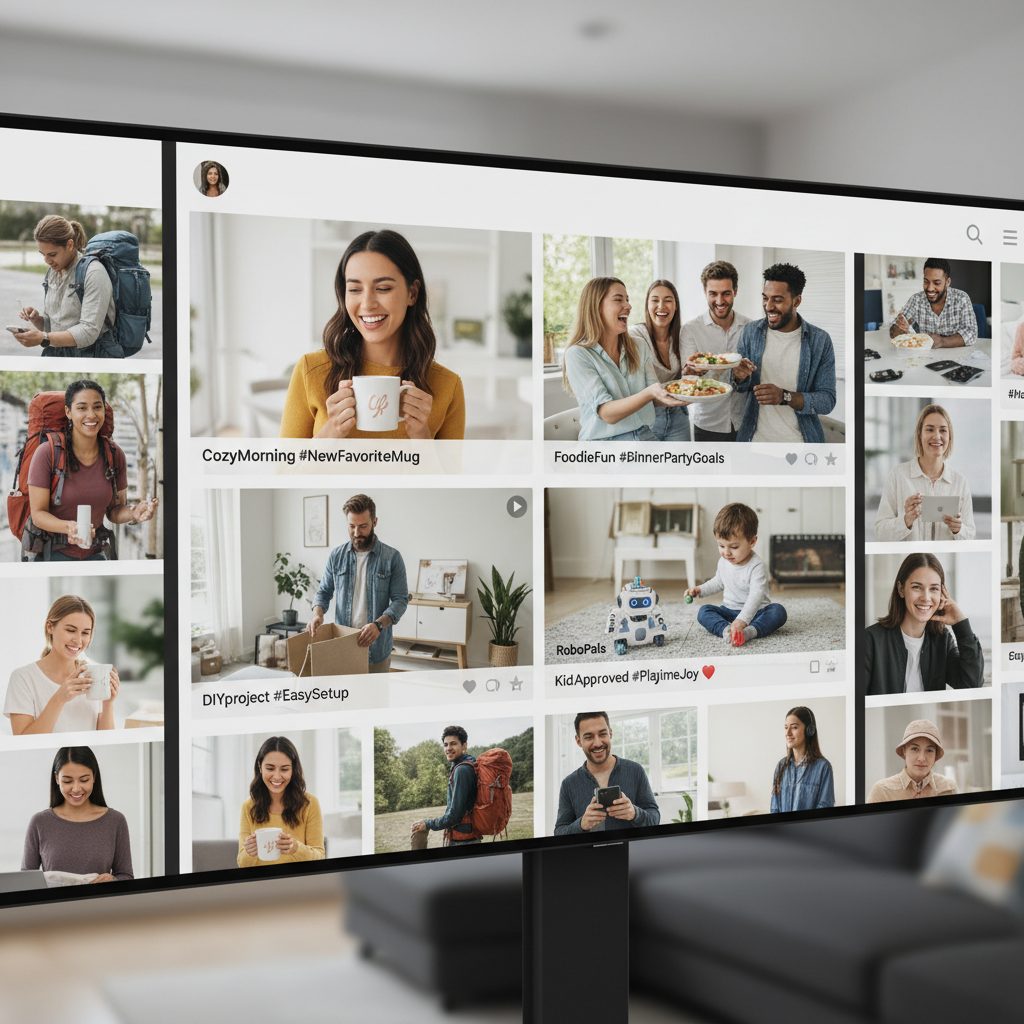 Collection de contenu généré par les utilisateurs UGC sur les réseaux sociaux