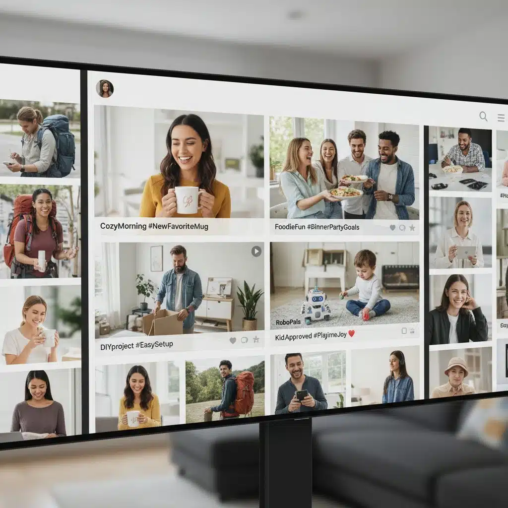 Collection de contenu généré par les utilisateurs UGC sur les réseaux sociaux