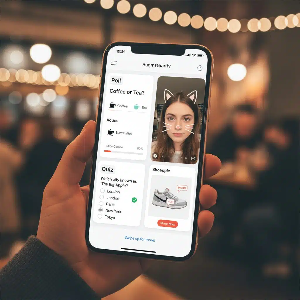 Formats de contenu interactifs sur les reseaux sociaux