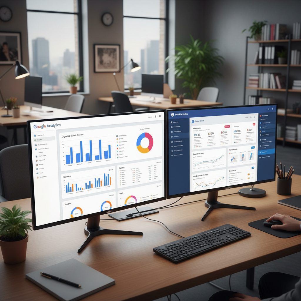 Google Analytics et métriques sociales sur double écran