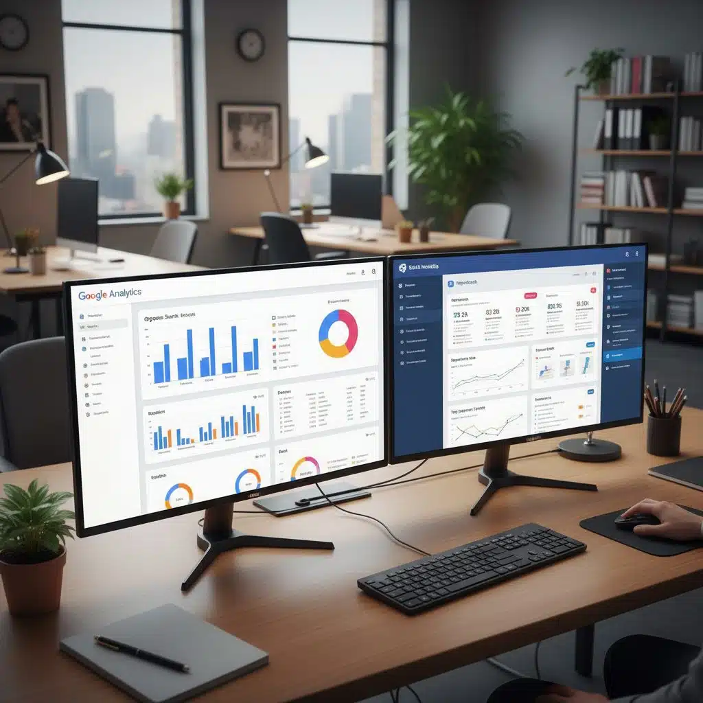 Google Analytics et métriques sociales sur double écran