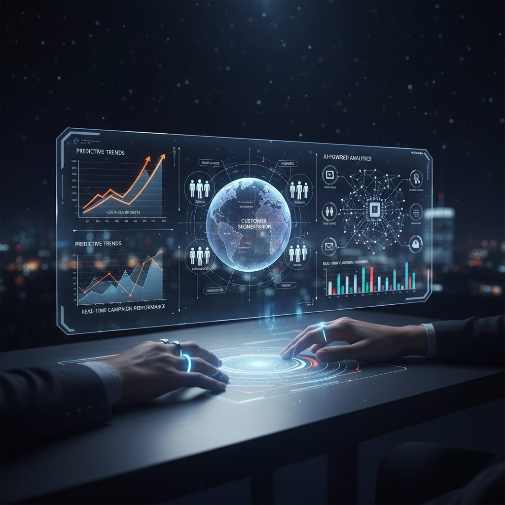 Visualisation données IA analytics marketing prédictif