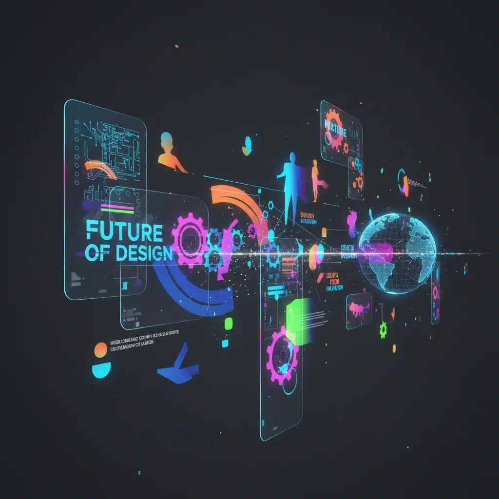 Infographie animée et éléments de motion design colorés