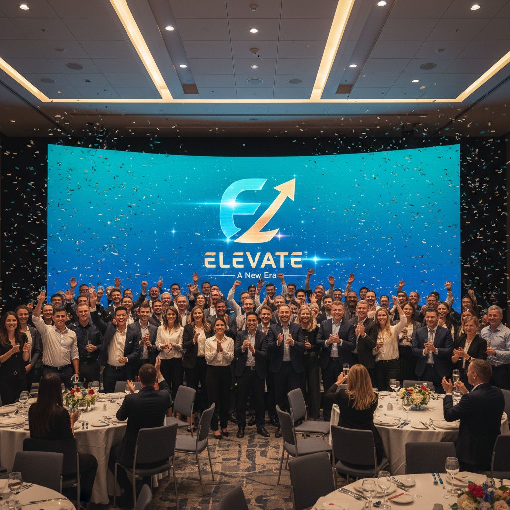 Événement de lancement d'une nouvelle identité de marque