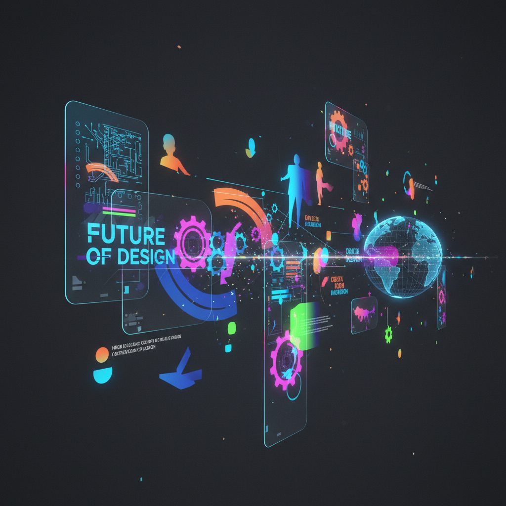 Infographie animée et éléments de motion design colorés