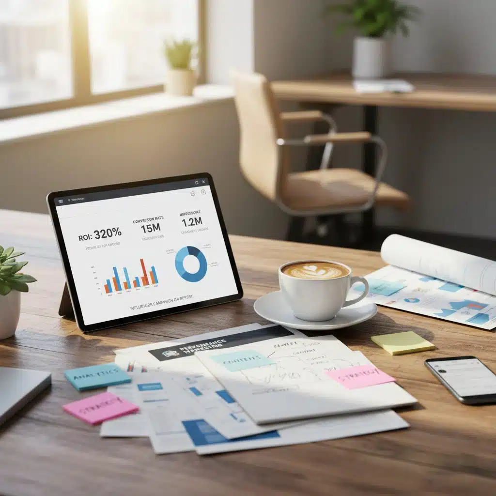 Rapport de résultats d'une campagne d'influence marketing