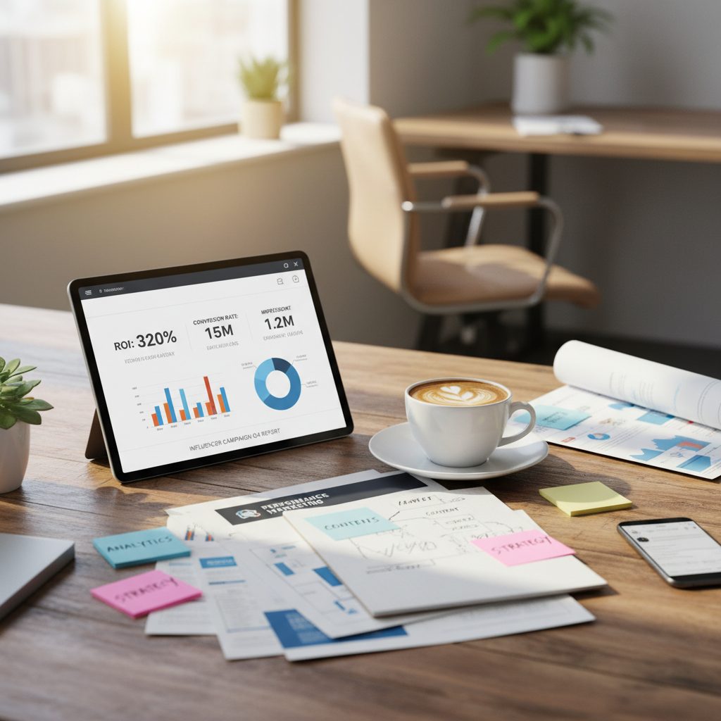 Rapport de résultats d'une campagne d'influence marketing