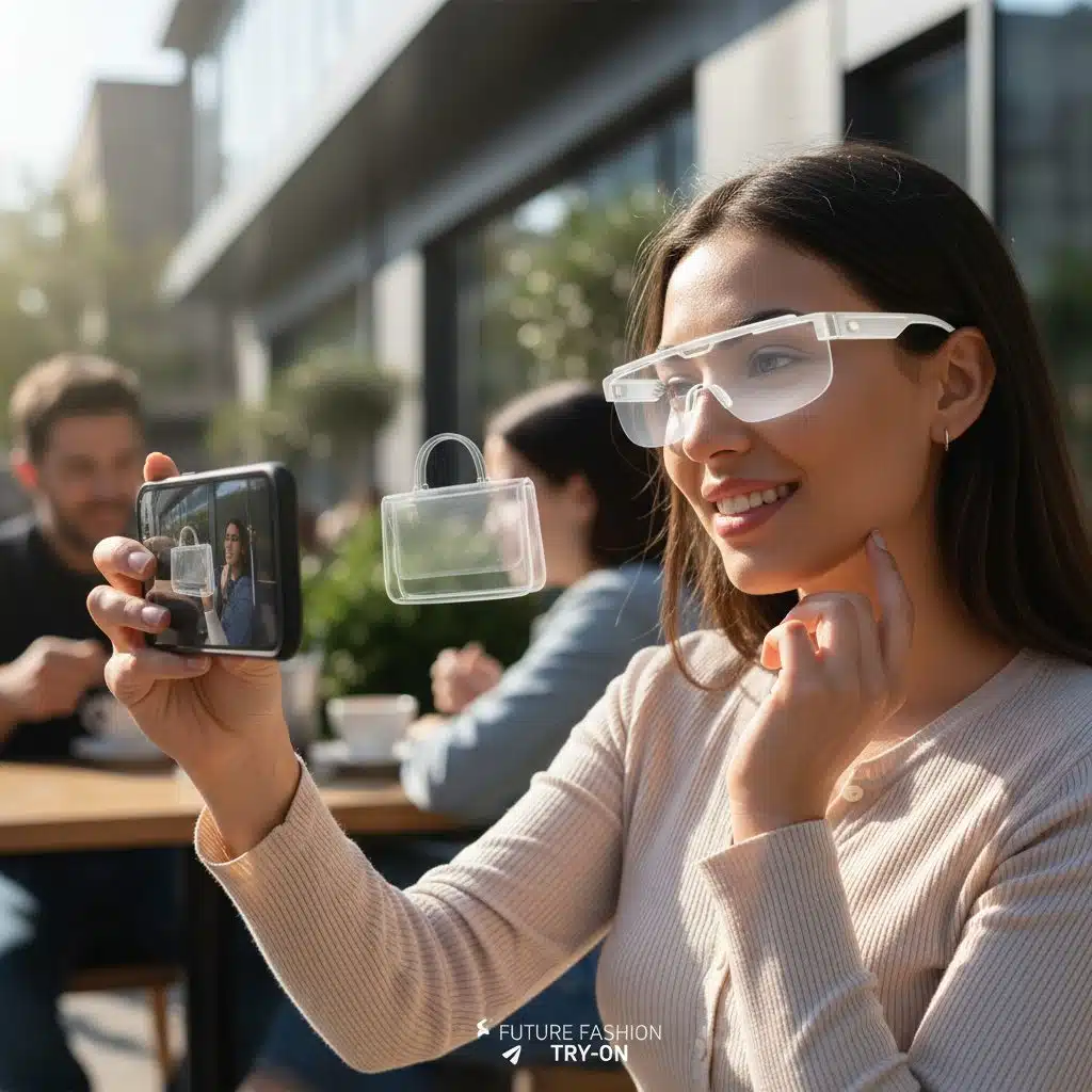 Utilisation filtre réalité augmentée sur smartphone